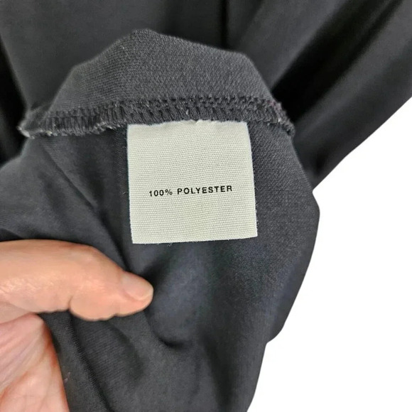 Express Black Cream Asymmetrical Color Block‎ Sleeveless Sheath Dress Size 6 - Picture 7 of 10